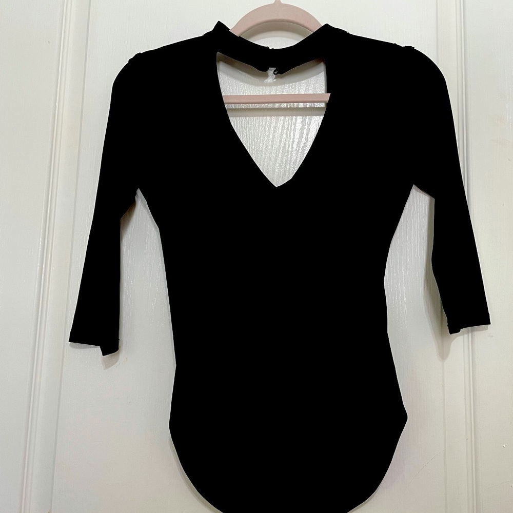 High neck sleeveless bodysuit